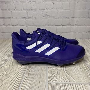 Adidas Adizero Afterburner 8 Metal Baseball Cleats Purple Men’s 7 New